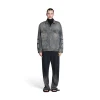 Giacca Crypto Large Fit in Azzurro