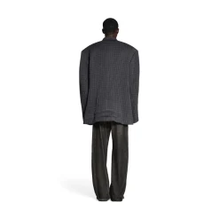 Giacca In Maglia Tailored in Grigio