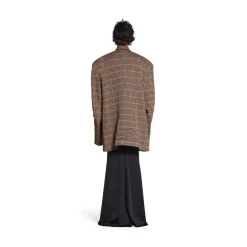 Giacca In Maglia Tailored in Beige