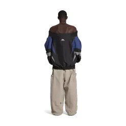 Giacca Off Shoulder Tracksuit 3b Sports Icon in Nero