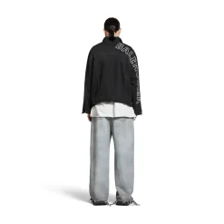 Giacca Outline Large Fit in Nero