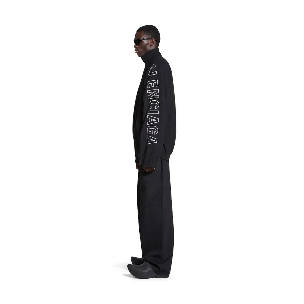 Giacca Tracksuit Outline in Nero