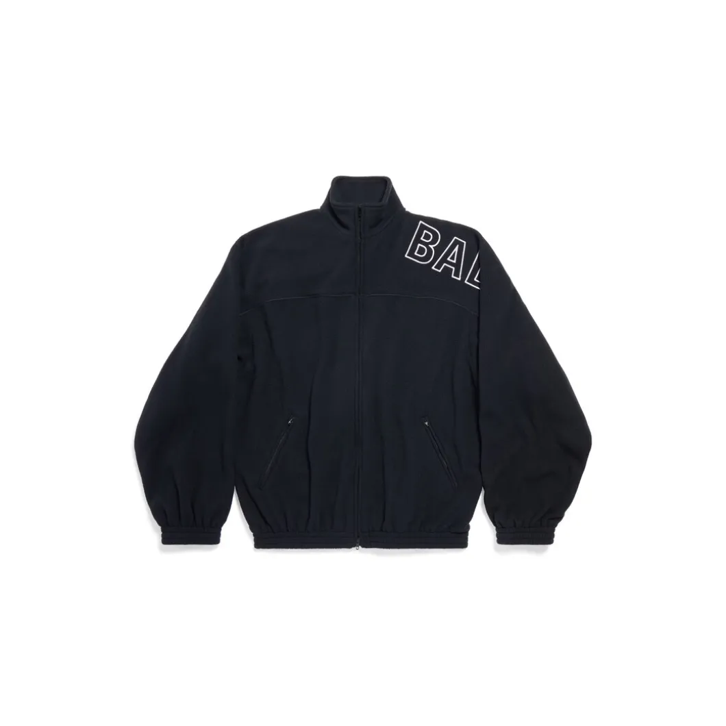 Giacca Tracksuit Outline in Nero