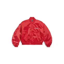 Giacca Varsity Political Campaign in Rosso