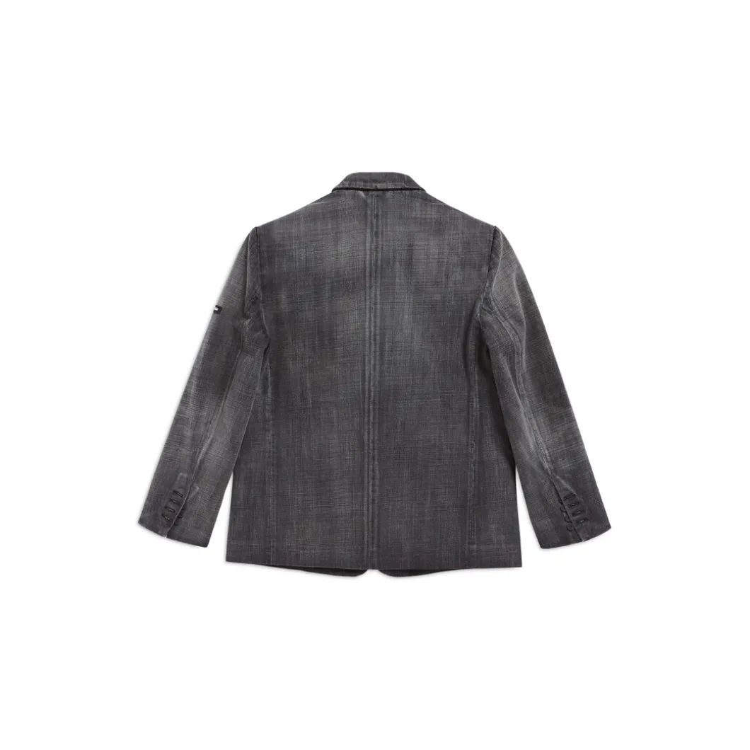 Giacca Washed in Nero