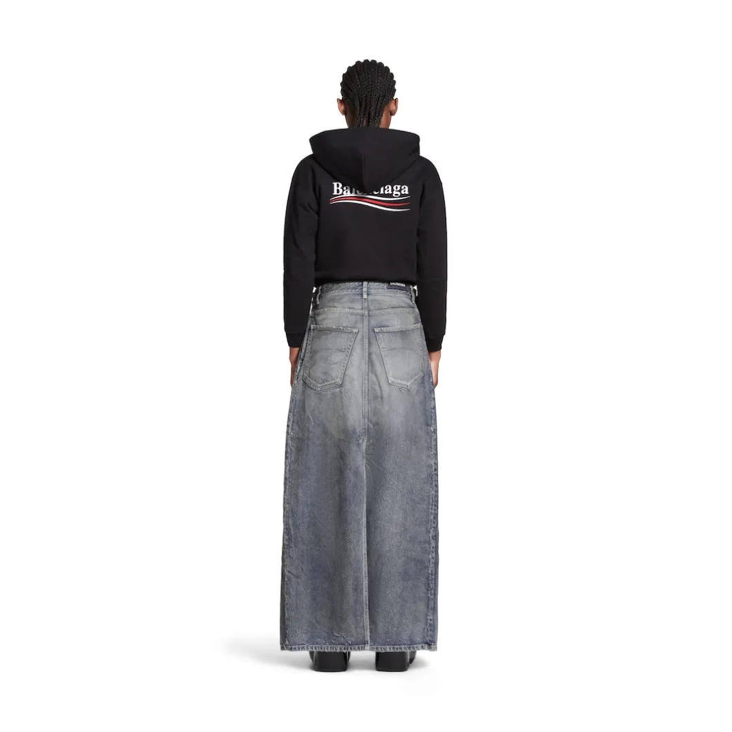Gonna Pantalone Apron da Donna in Azzurro