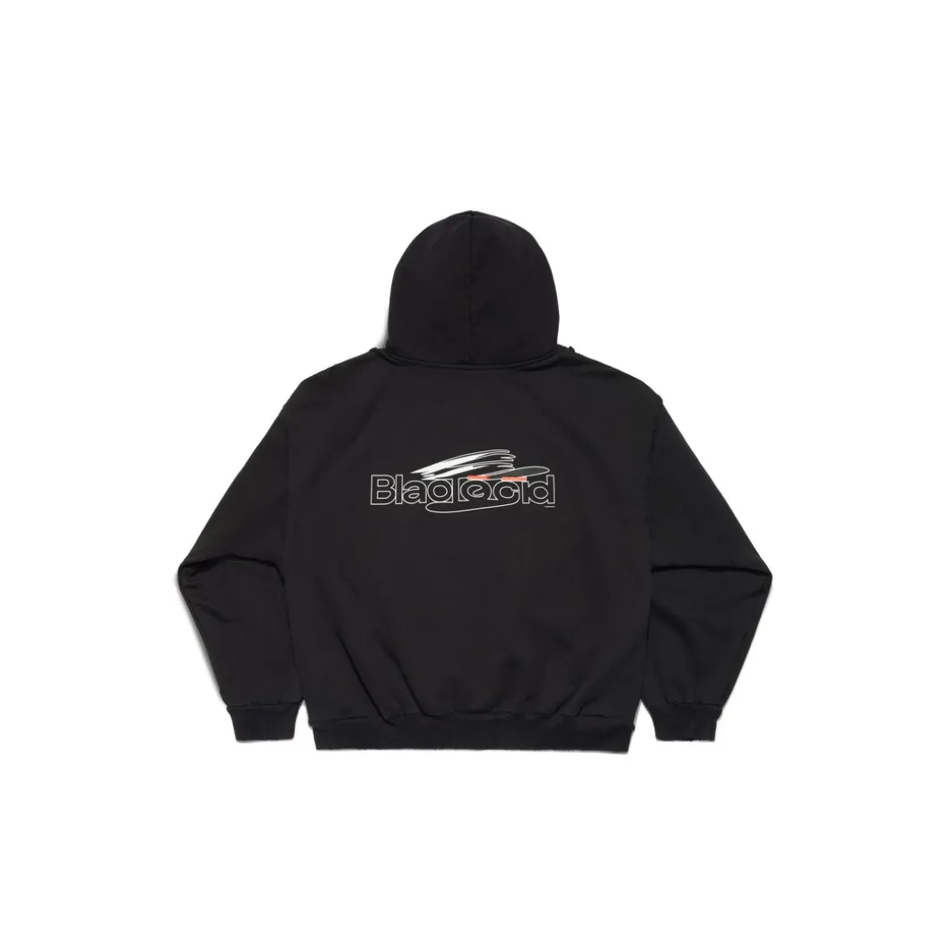 Hoodie Ai Generated Medium Fit in Nero/bianco