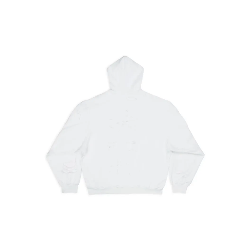 Hoodie Caps Destroyed in Bianco