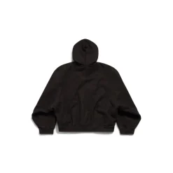 Hoodie Con Zip Boxy Unity Sports Icon Large Fit in Bianco