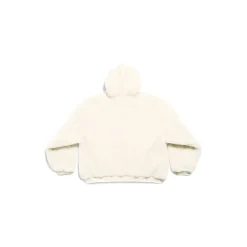 Hoodie Outerwear Con Zip in Beige Chiaro
