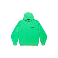Hoodie Political Campaign Oversize in Verde/nero/blu
