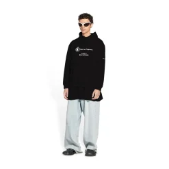 Hoodie Wfp Medium Fit  da Uomo in Nero