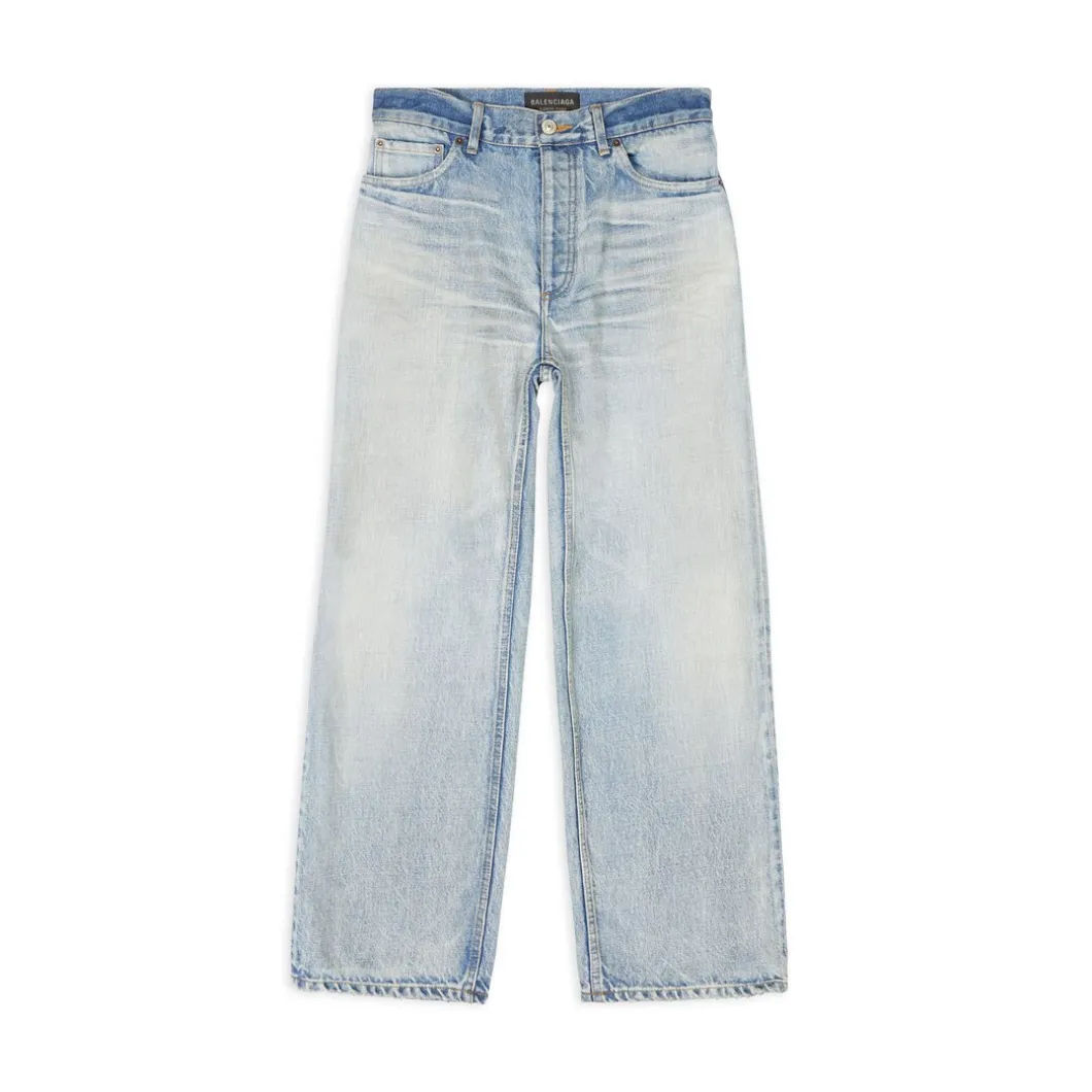 Jeans Ankle Cut da Donna in Azzurro