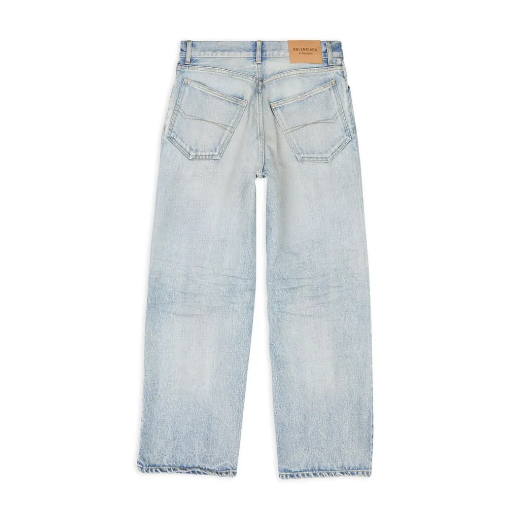 Jeans Ankle Cut da Donna in Azzurro