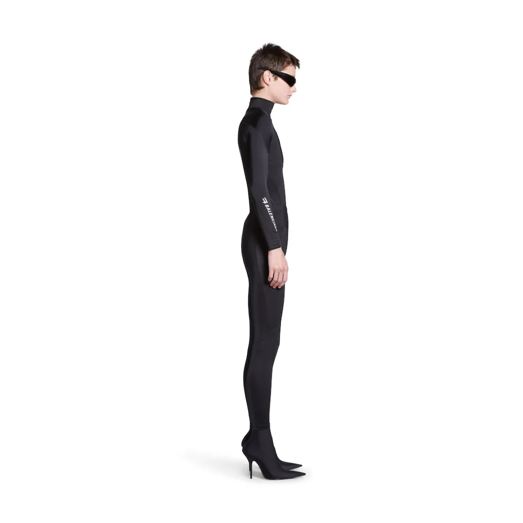Legging Activewear Sporty B da Donna in Nero