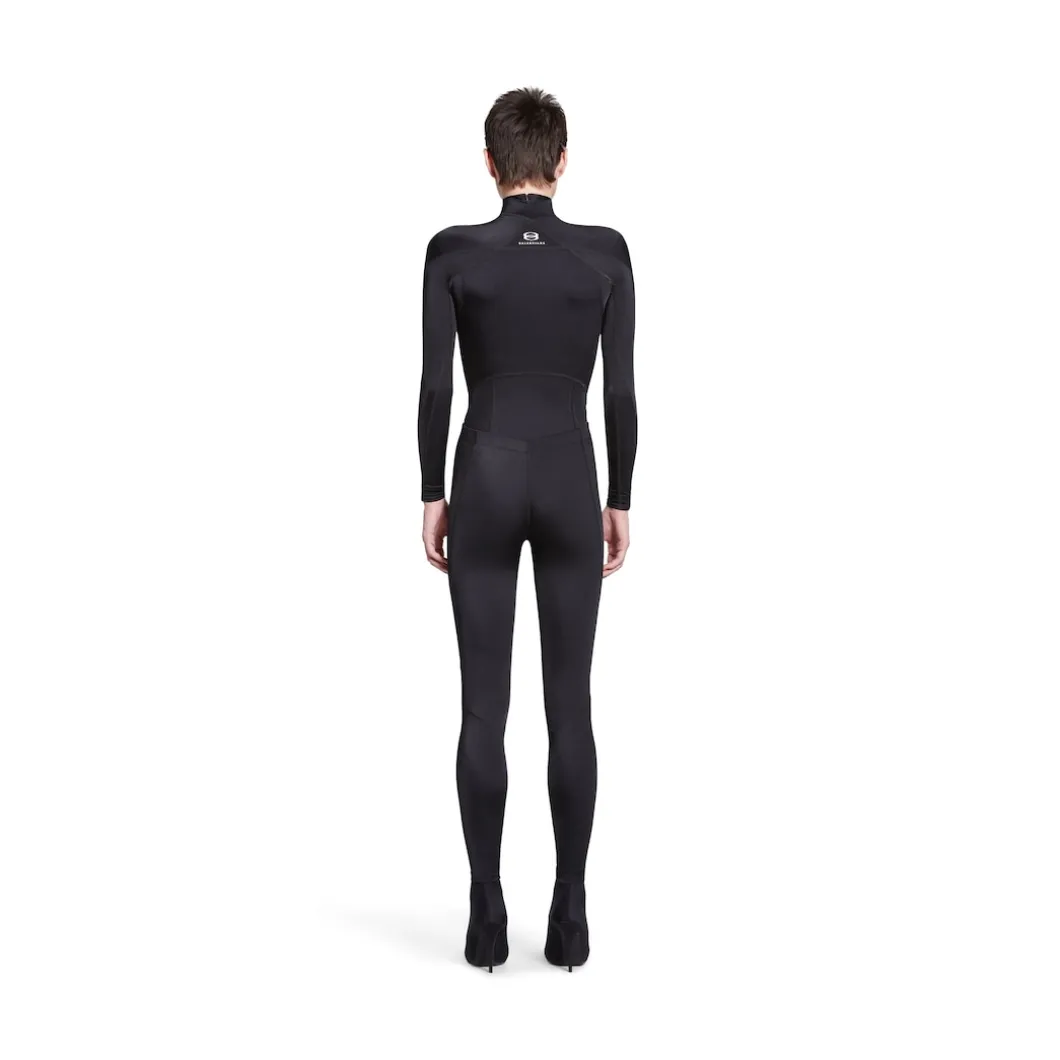 Legging Activewear Sporty B da Donna in Nero