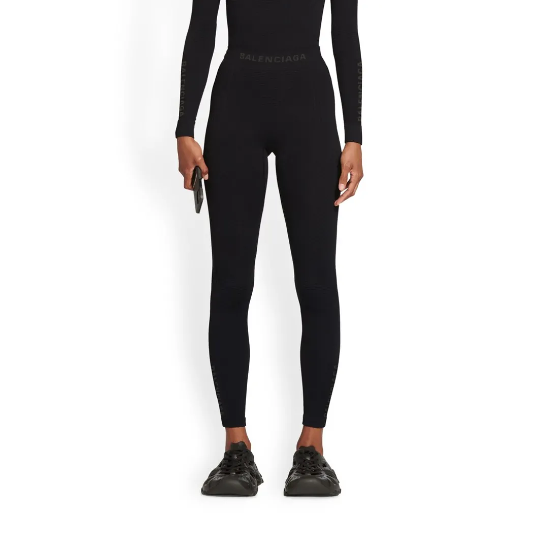 Leggings Athletic da Donna in Nero