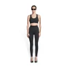 Leggings 3b Sports Icon Athletic Leg Cut da Donna in Nero