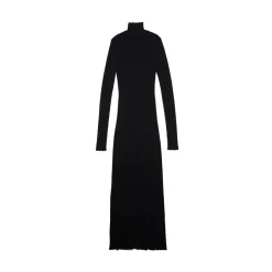 Maxi Abito Balenciaga da Donna in Nero