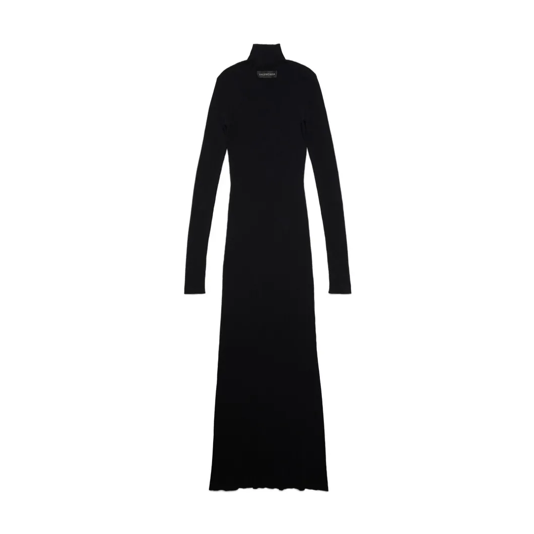 Maxi Abito Balenciaga da Donna in Nero