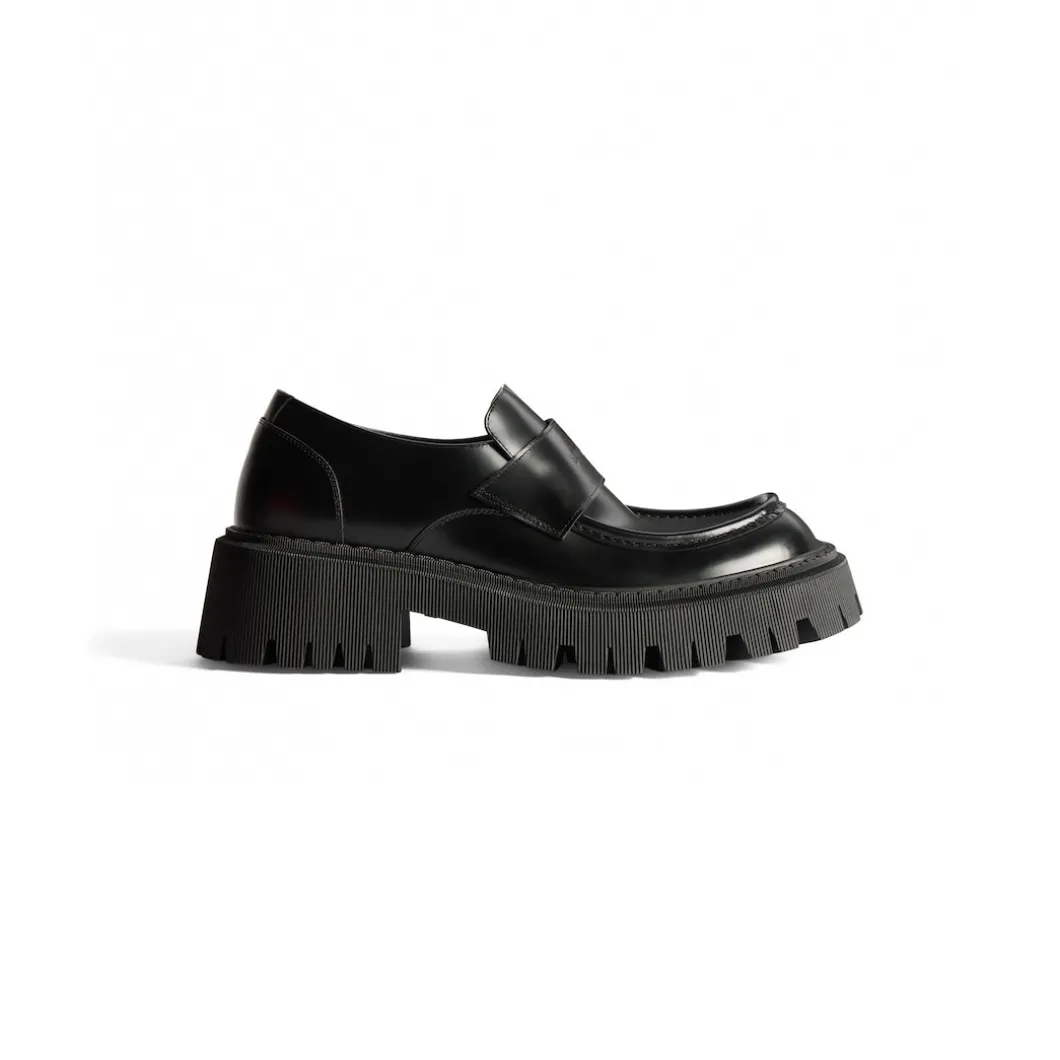 Mocassini Tractor da Donna in Nero