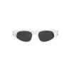 Occhiali Da Sole Dinasty D-frame da Donna in Bianco