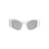 Occhiali Da Sole Dinasty D-frame Xl da Donna in Bianco