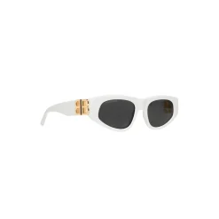 Occhiali Da Sole Dinasty D-frame da Donna in Bianco