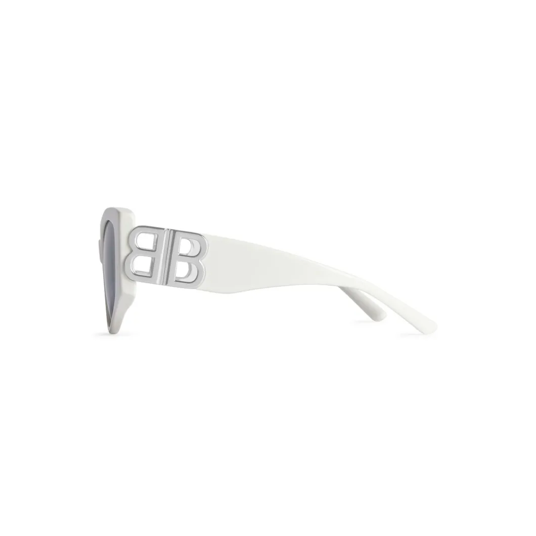 Occhiali Da Sole Dinasty D-frame Xl da Donna in Bianco