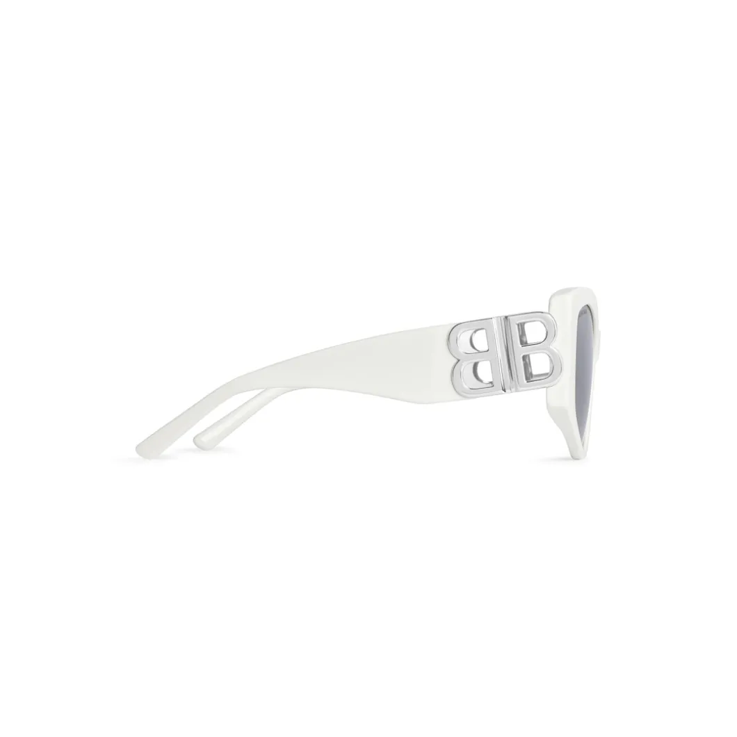Occhiali Da Sole Dinasty D-frame Xl da Donna in Bianco