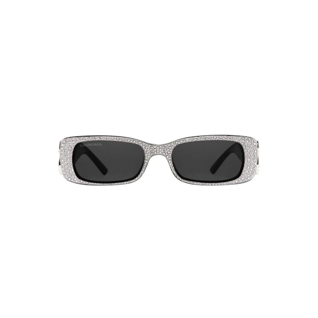 Occhiali Da Sole Dynasty Rectangle da Donna in Nero