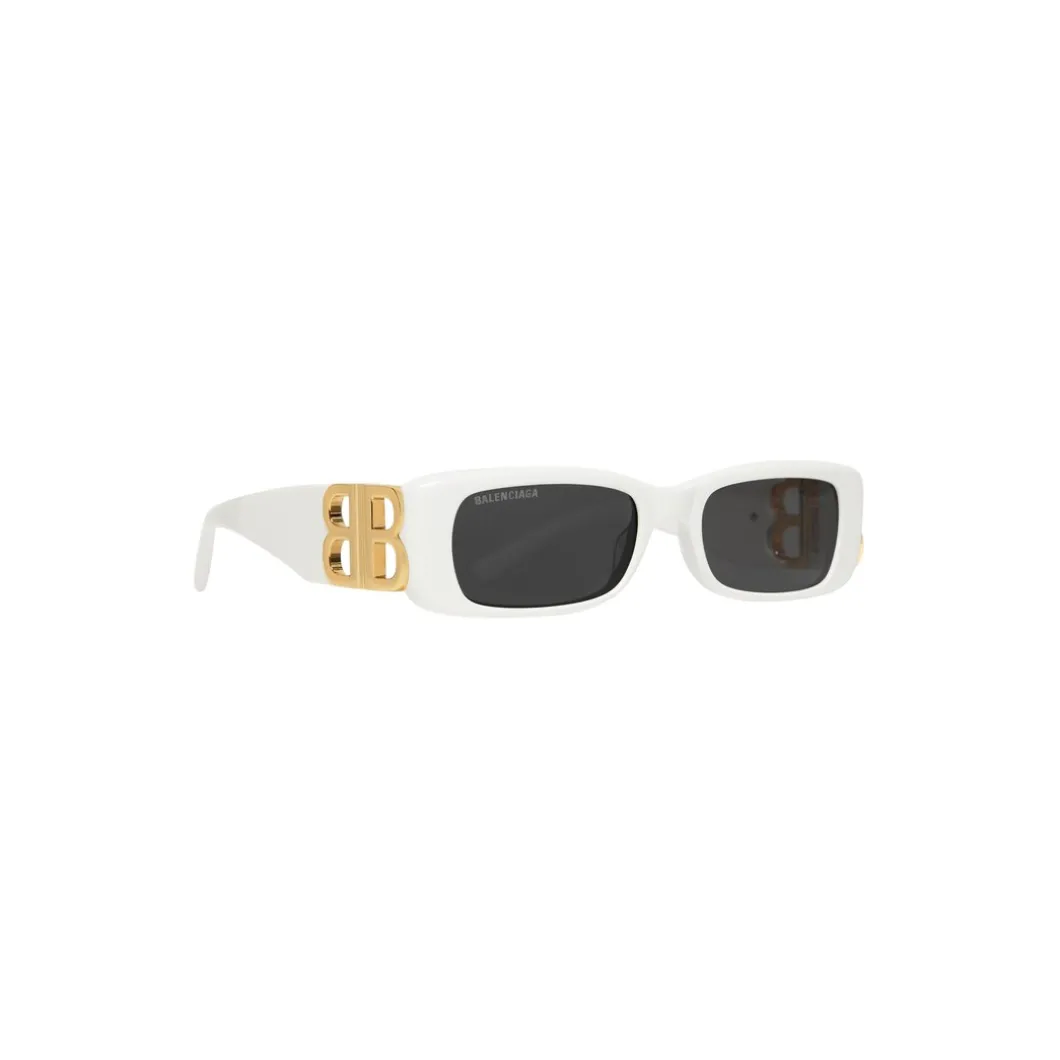 Occhiali Da Sole Dynasty Rectangle da Donna in Bianco