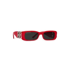 Occhiali Da Sole Dynasty Rectangle da Donna in Rosso