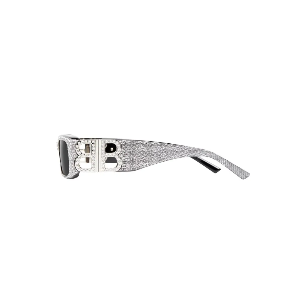 Occhiali Da Sole Dynasty Rectangle da Donna in Nero