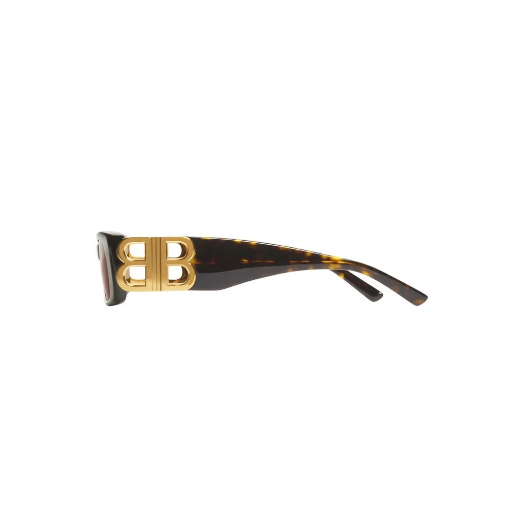 Occhiali Da Sole Dynasty Rectangle da Donna in Marrone