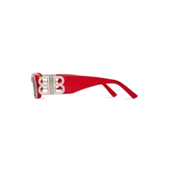 Occhiali Da Sole Dynasty Rectangle da Donna in Rosso