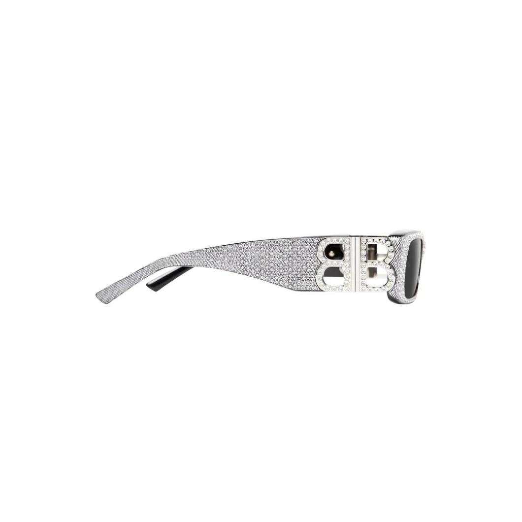 Occhiali Da Sole Dynasty Rectangle da Donna in Nero