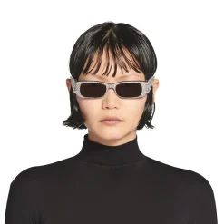Occhiali Da Sole Dynasty Rectangle da Donna in Nero