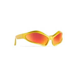 Occhiali Da Sole Fennec Oval  in Giallo/rosso