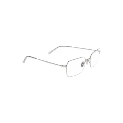 Occhiali Da Sole Invisible Rectangle in Argento