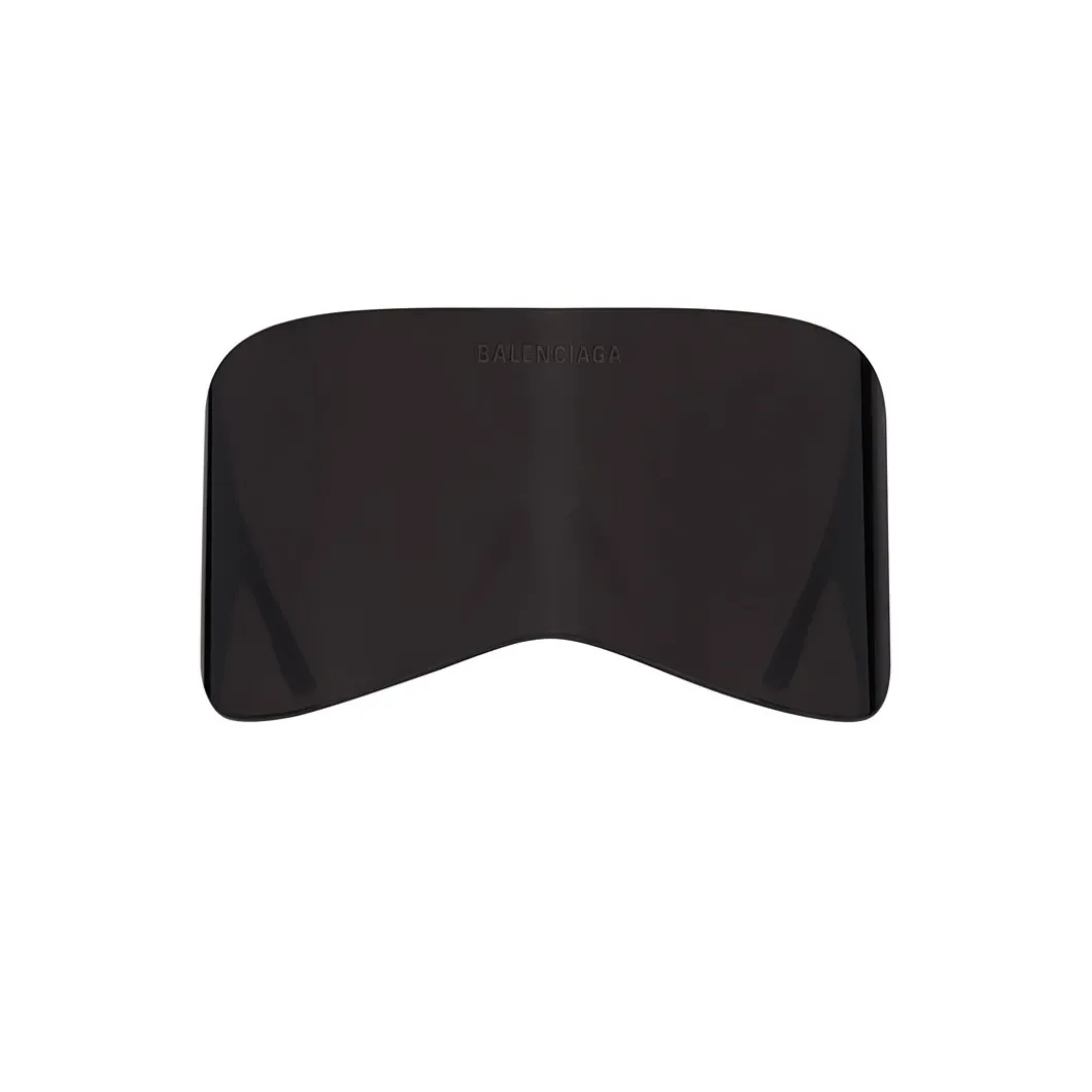 Occhiali Da Sole Mask Rectangle in Nero