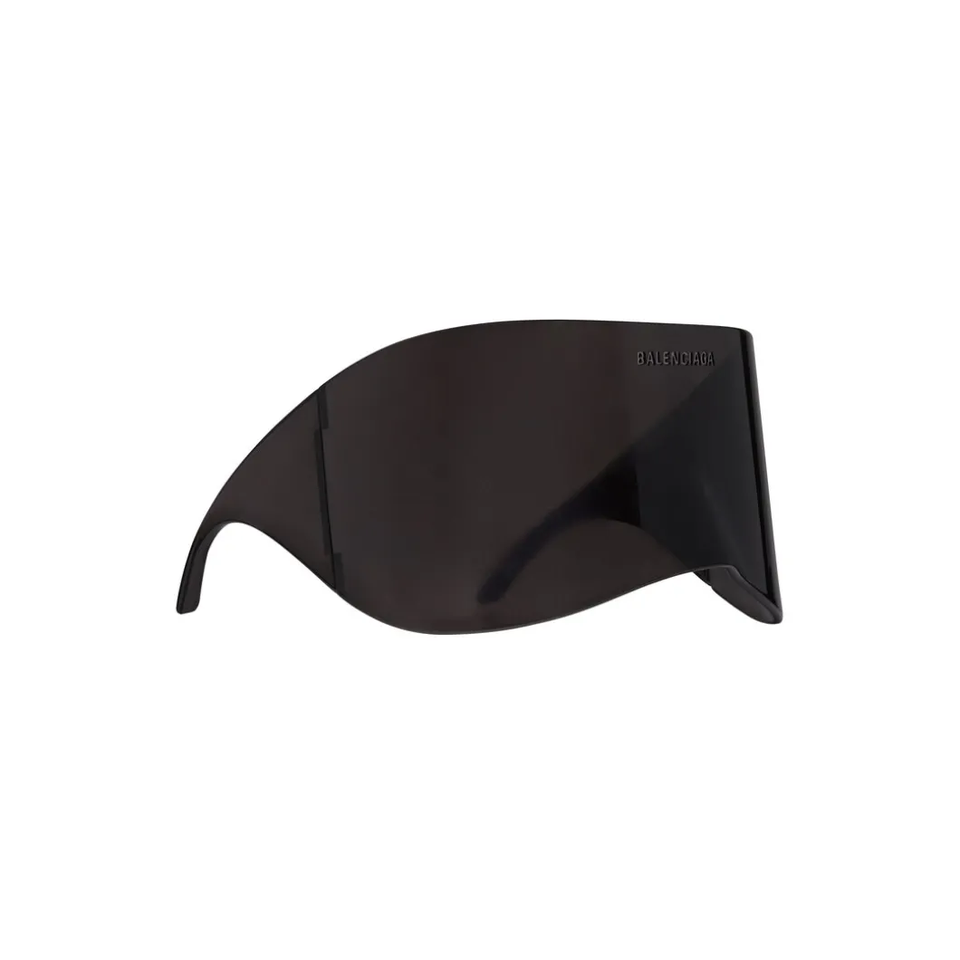 Occhiali Da Sole Mask Rectangle in Nero