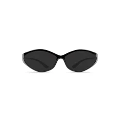 Occhiali Da Sole 90s Oval in Nero
