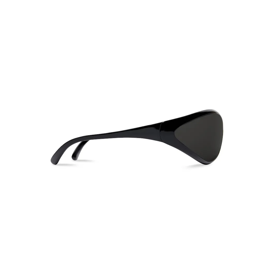 Occhiali Da Sole 90s Oval in Nero