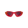 Occhiali Da Sole Side Xpander Cat  in Rosso