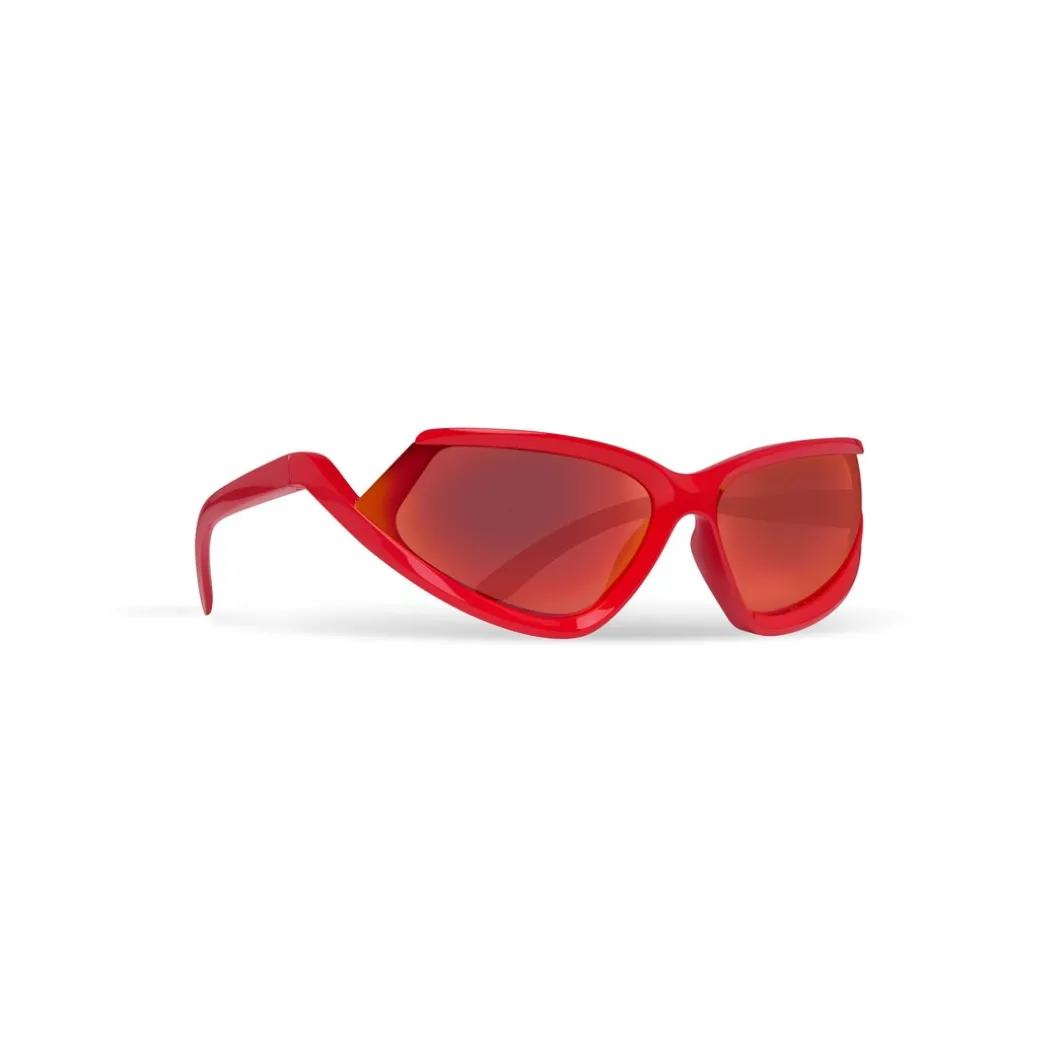 Occhiali Da Sole Side Xpander Cat in Rosso