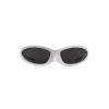 Occhiali Da Sole Skin Cat in Argento