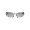 Occhiali Da Sole Swift Oval in Argento