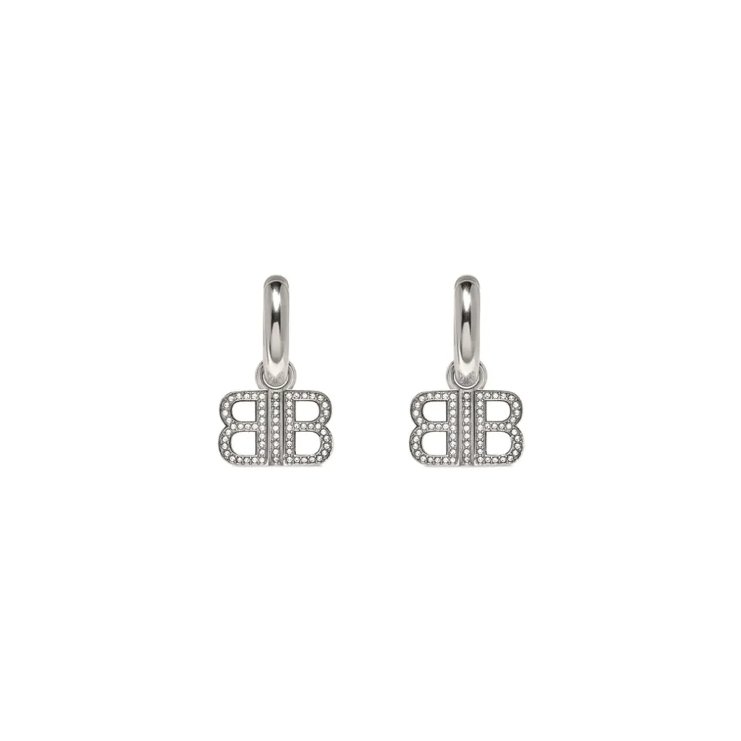 Orecchini Ad Anello Bb 2.0 da Donna in Argento