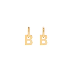 Orecchini B Chain Xl da Donna in Oro